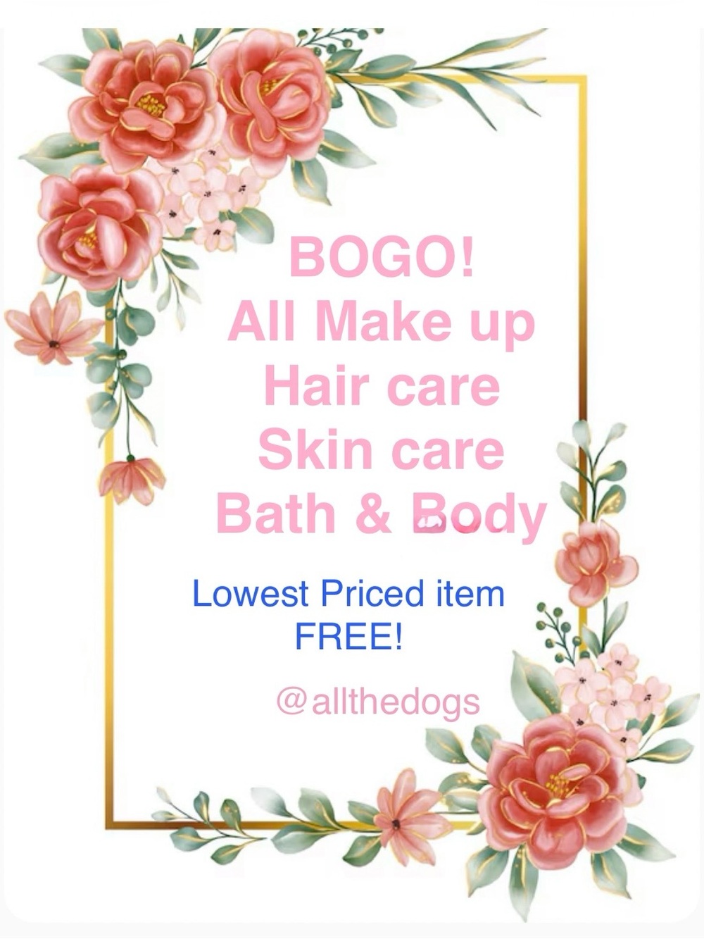 BOGO SALE!